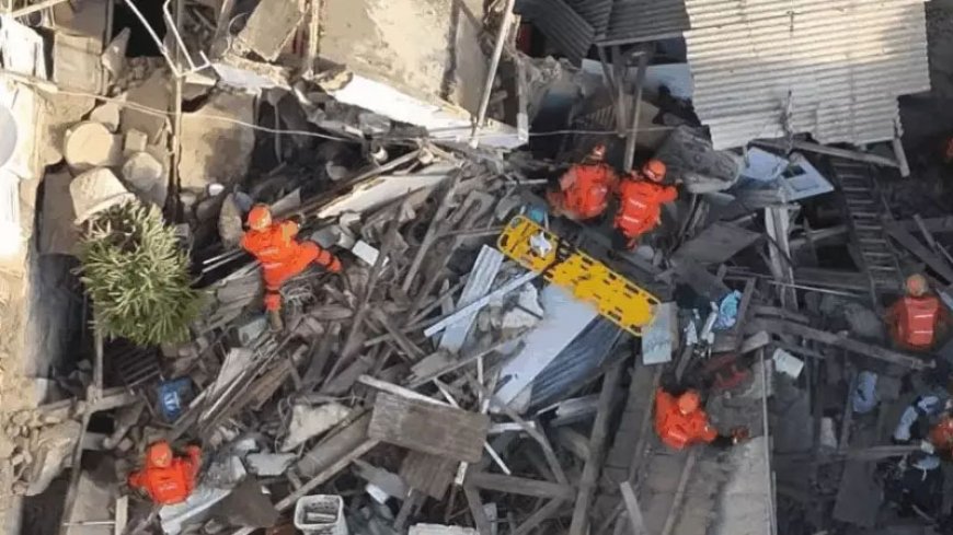 RJ: Casarão desaba no Catete e mobiliza equipes de resgate