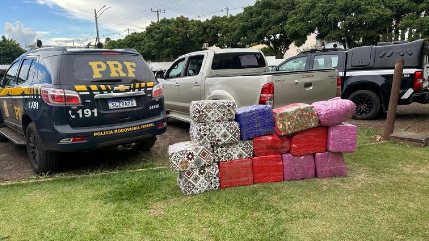 PRF apreende 388 kg de maconha em Chapadão do Sul
