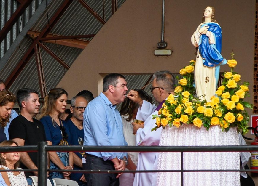 Frei Gilson participa de celebração histórica em Dourados