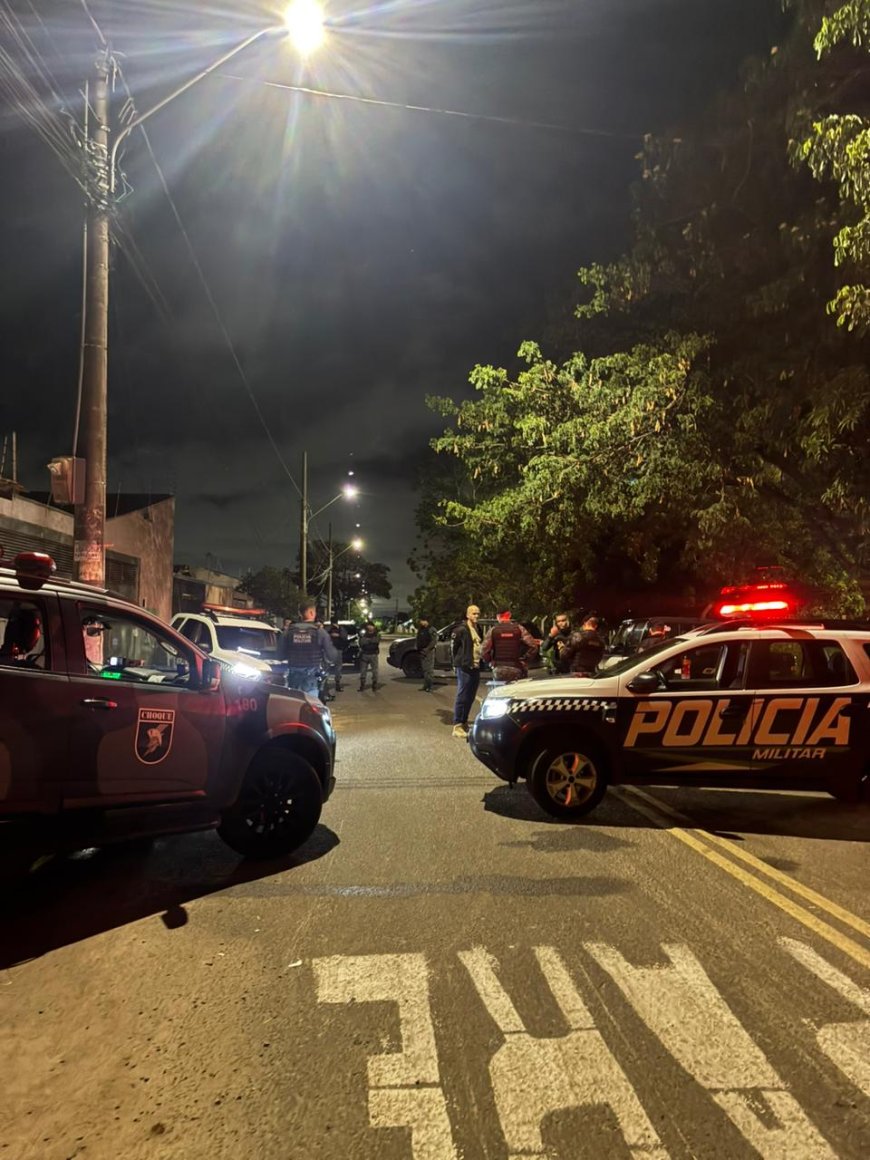 Operação rápida da PM salva vítima e prende autor de disparo