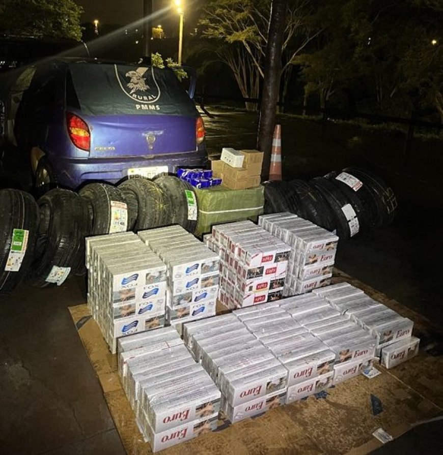 Batalhão Rural frustra transporte de mercadorias irregulares