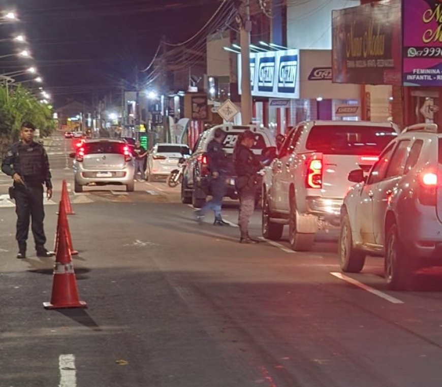 Polícia Militar Intensifica Fiscalização em Coxim com a Operação Boas Festas 2025