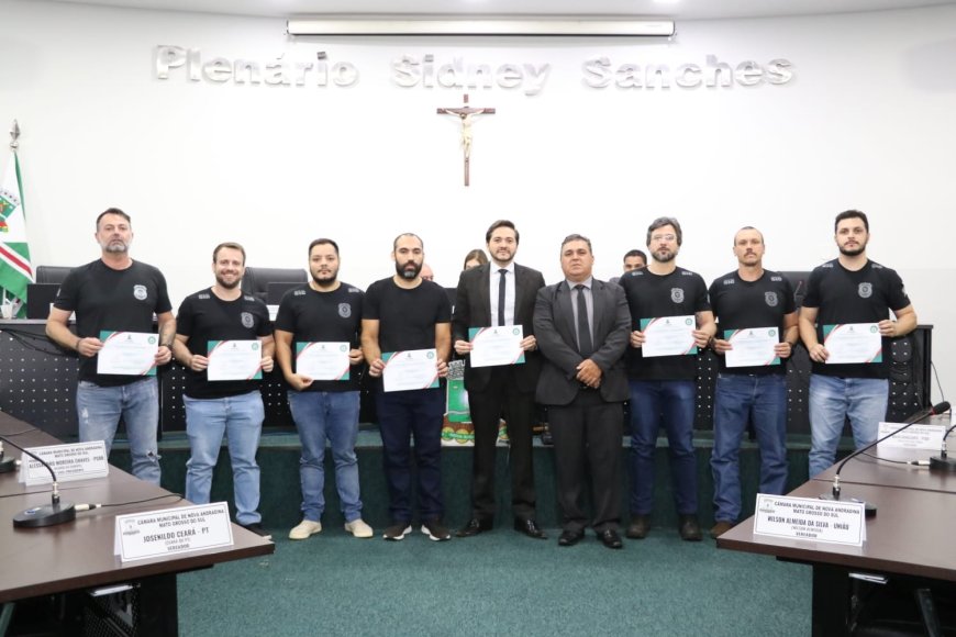 Polícia Civil é homenageada pela Câmara de Nova Andradina