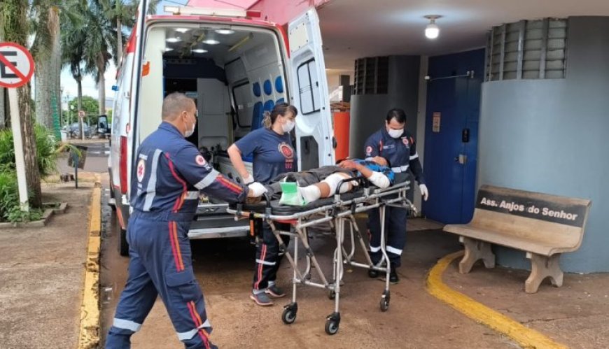 Jovem de 17 anos é atacado com facão em Dourados