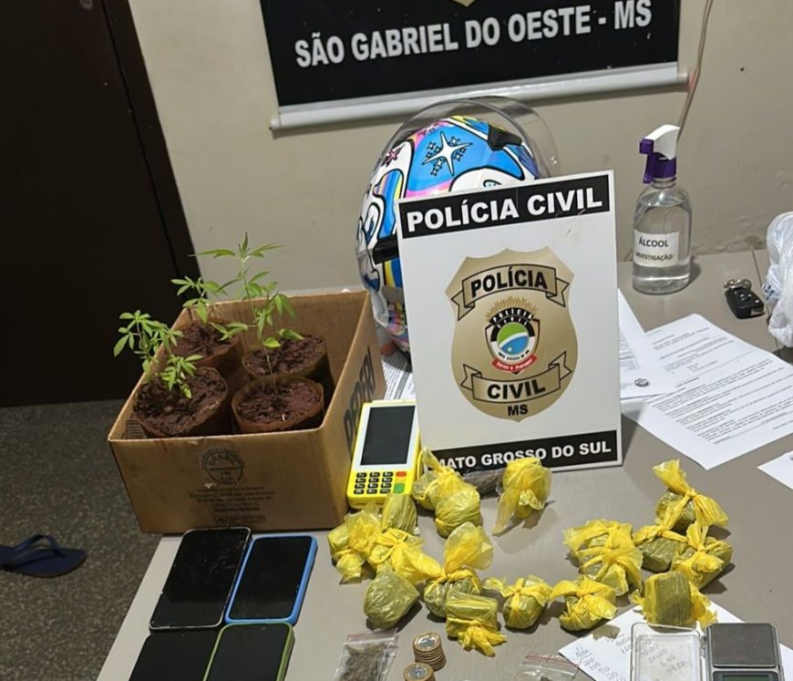 Operação da Polícia Civil desmantela esquema de tráfico no interior de MS