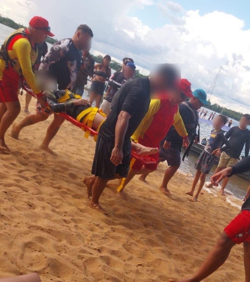 Acidente com jetsky Deixa Três Feridos na Ilha do Jurerê, em Rosana