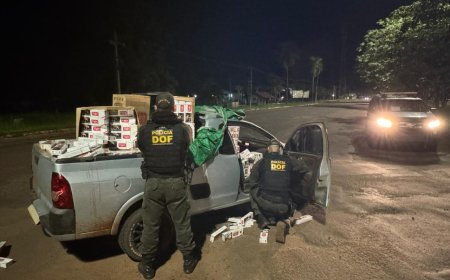 Motorista é preso após transporte de cigarros do Paraguai em Campo Grande
