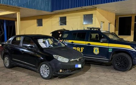 Veículo com registro de furto em SP é interceptado na BR-267