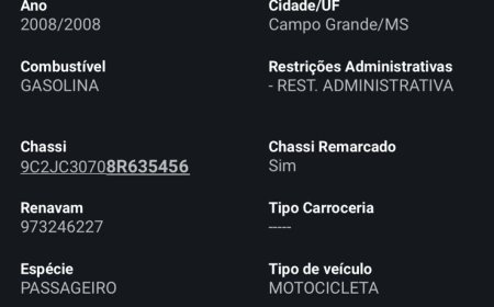 Guarda Municipal recupera moto roubada em Campo Grande