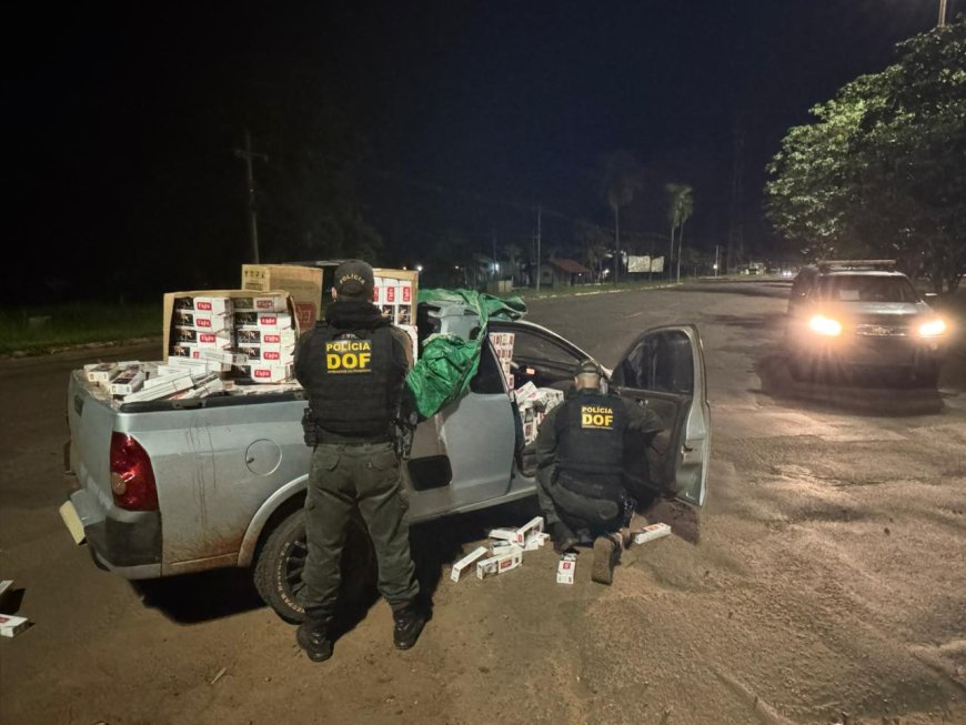 Motorista é preso após transporte de cigarros do Paraguai em Campo Grande