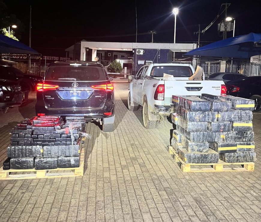 Operação integrada prende motorista e apreende grande carga de maconha