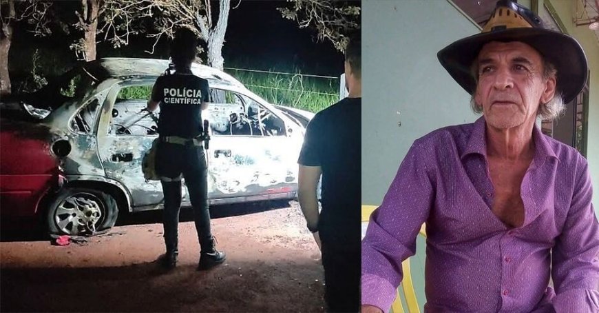 Três irmãos são presos por assassinato e queima de idoso em Rio Brilhante