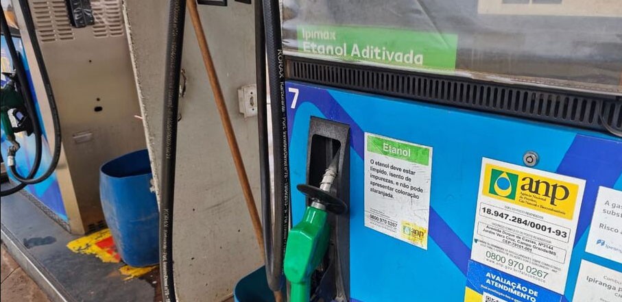 Etanol registra forte variação e pode gerar economia de até R$ 27 por tanque em Campo Grande