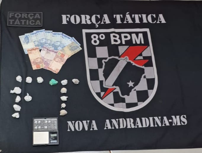 Polícia Militar apreende drogas prontas para venda em Ivinhema