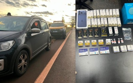Homem é preso com medicamentos e eletrônicos de R$ 22 mil em MS