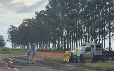 Atenção motoristas: MS-134 opera em sistema "pare e siga" na saída para Nova Casa Verde