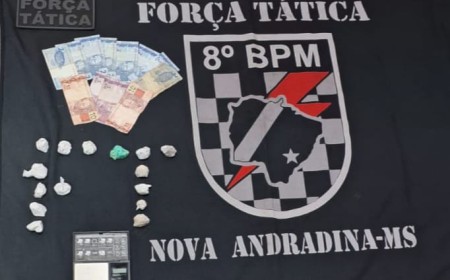 Polícia Militar apreende drogas prontas para venda em Ivinhema