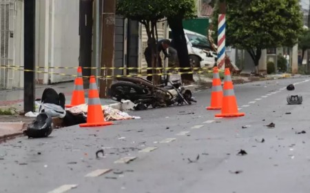 Na capital do estado, acidente de moto deixa mulher gravemente ferida