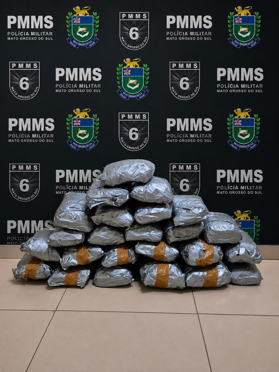 Operação Protetor apreende 13,3 kg de skunk e prende mulher por tráfico na BR-262 em Corumbá