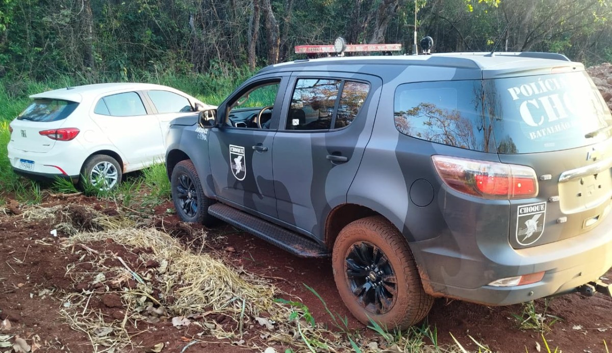 BPChoque recupera carro roubado por dupla armada em Campo Grande