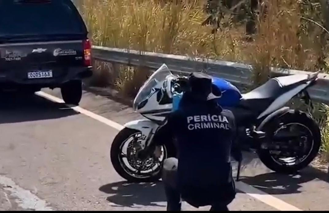Motociclista de 47 anos morre em acidente na Serra da Urca, em Sidrolândia