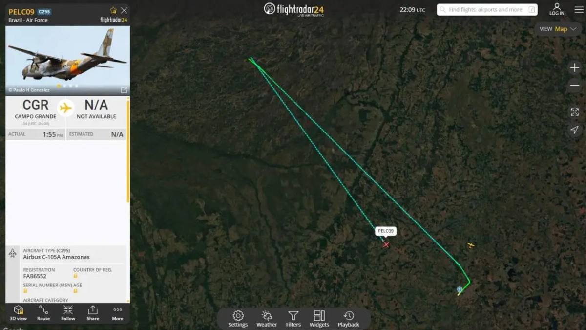 Alerta de aeronave mobiliza operação de resgate em MS