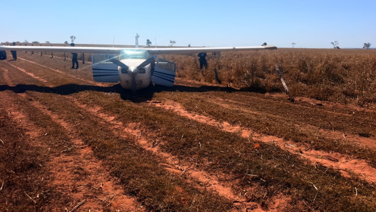 Operação integrada do BOPE e FAB intercepta avião clandestino com rotas da Bolívia
