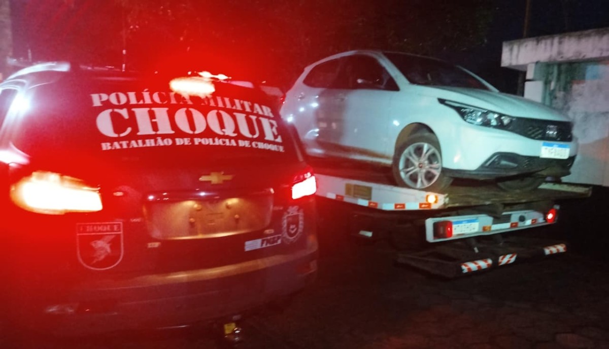 BPChoque recupera carro roubado por dupla armada em Campo Grande