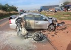 Jovem morre em acidente grave entre veículo automotor e motocicleta