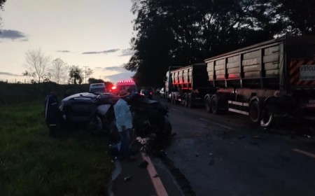 Empresária de Naviraí morre após bater carro em carreta na MS-475