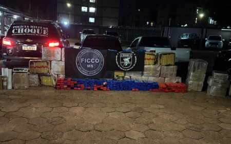 Operação conjunta entre forças policiais apreende mais de uma tonelada de maconha no Jardim Los Angeles 