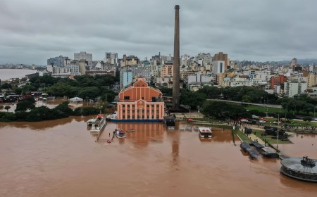 Rio Guaíba pode atingir cota de alerta até sexta-feira em Porto Alegre