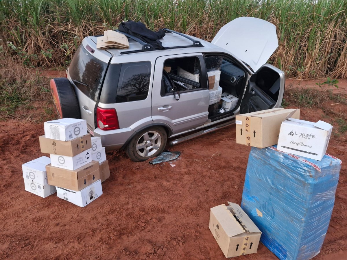 Operação "Comboio" apreende 25 veículos e prende 16 pessoas por contrabando e crime organizado em Brasilândia