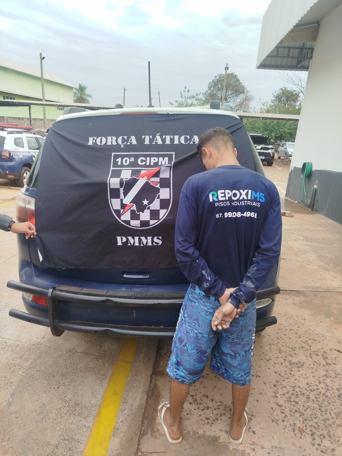 Força Tática cumpre mandado de prisão de suspeito de duplo homicídio em Pernambuco