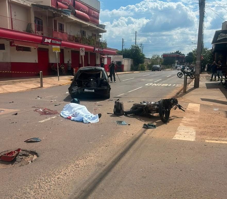 Tragédia no trânsito: Motociclista morre após colisão com carro dirigido por motorista embriagado e sem CNH em Campo Grande