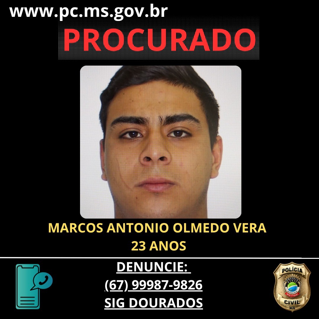 Polícia Civil divulga fotos de foragidos por execução de jovem em comércio de Dourados