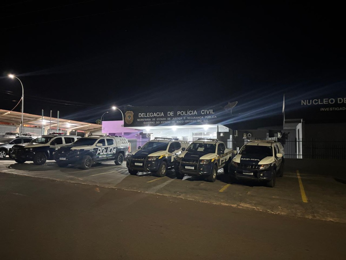 Dois suspeitos de homicídios morrem em confronto com a polícia na MS-223, em Costa Rica
