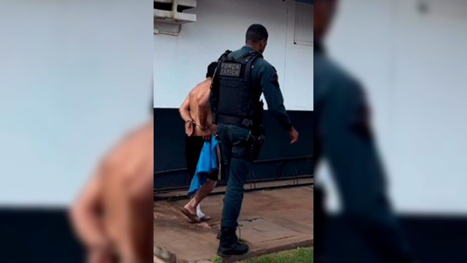 Homem é preso após mostrar partes íntimas para meninas em Sidrolândia