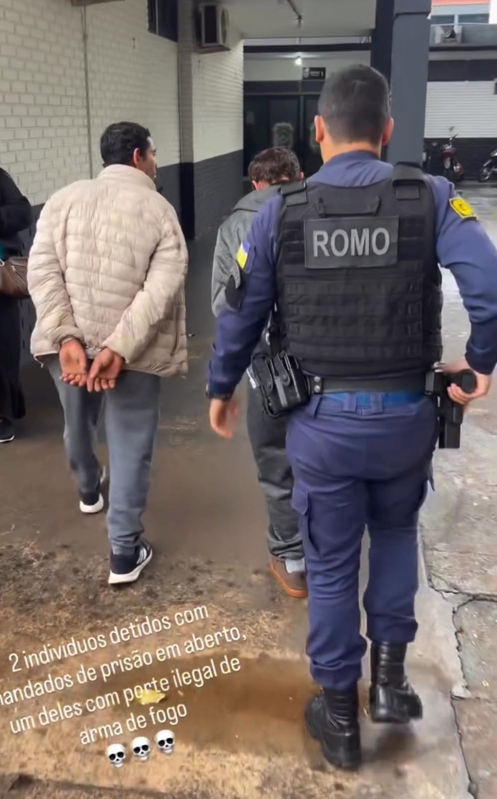 Patrulhamento da Guarda Municipal termina com dois foragidos presos e arma apreendida em Dourados