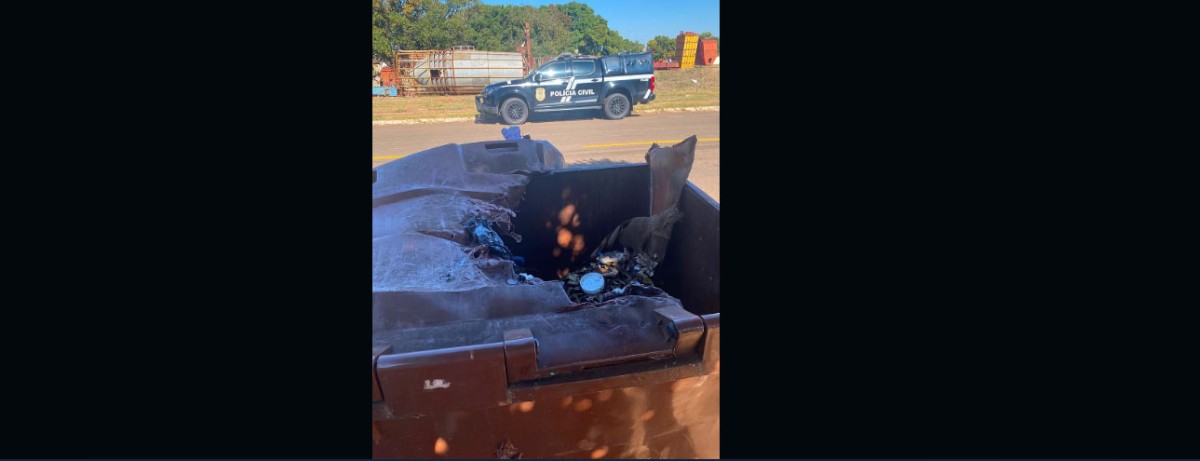 Jovem é identificado após incendiar contêiner em São Gabriel