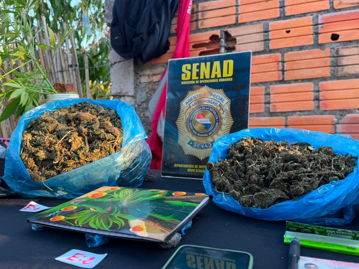 SENAD desmantela ponto de tráfico de drogas em Ypané e prende três suspeitos
