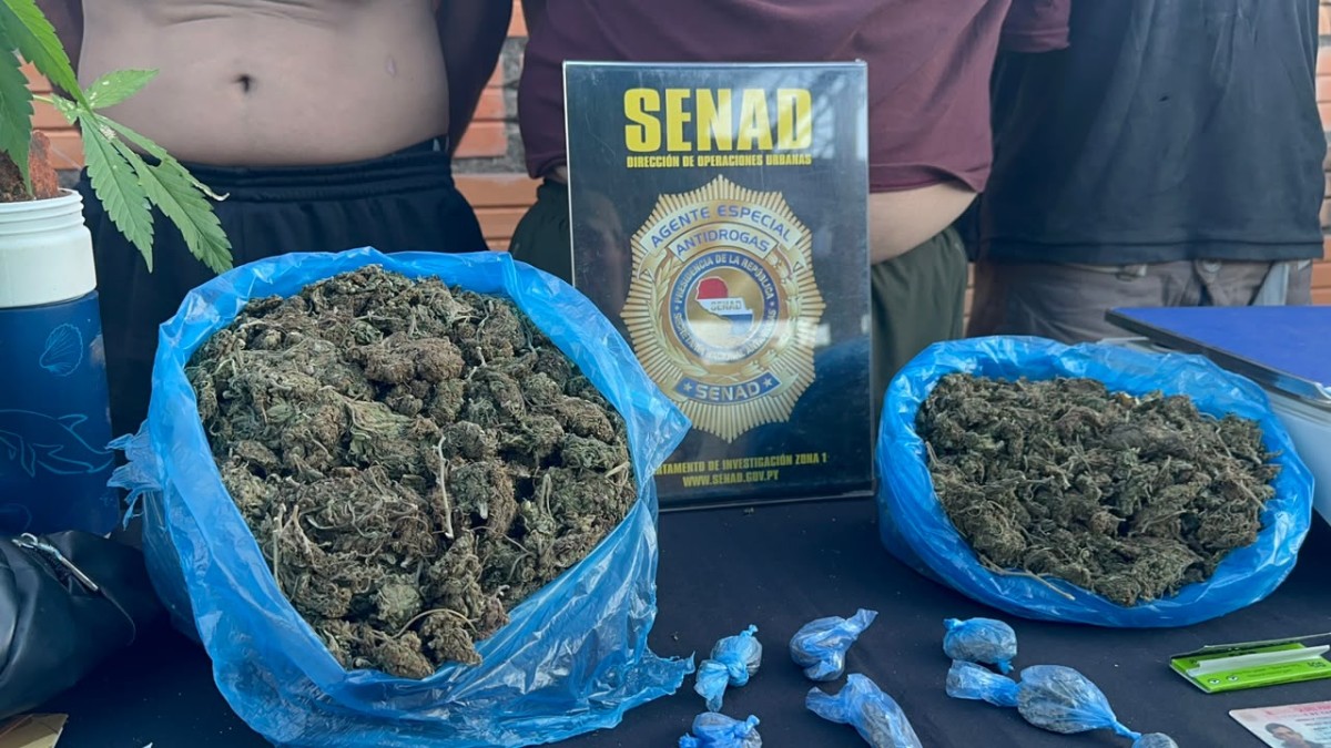 SENAD desmantela ponto de tráfico de drogas em Ypané e prende três suspeitos