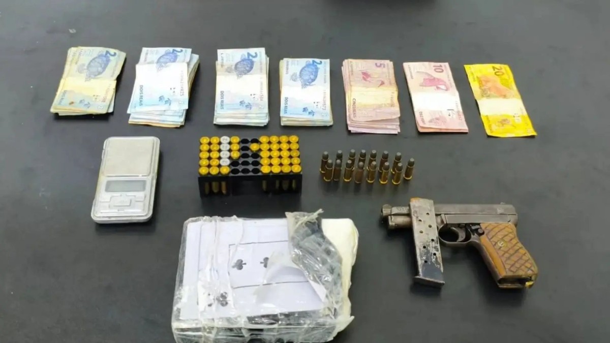 Homem é preso com 750 gramas de cocaína e pistola em Sidrolândia