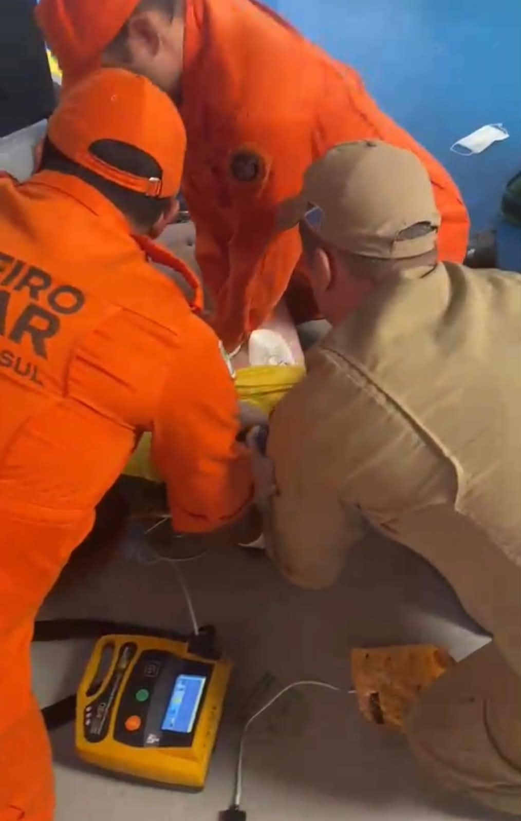 Bombeiros realizam RCP e salvam homem após parada cardiorrespiratória em Ilhéus