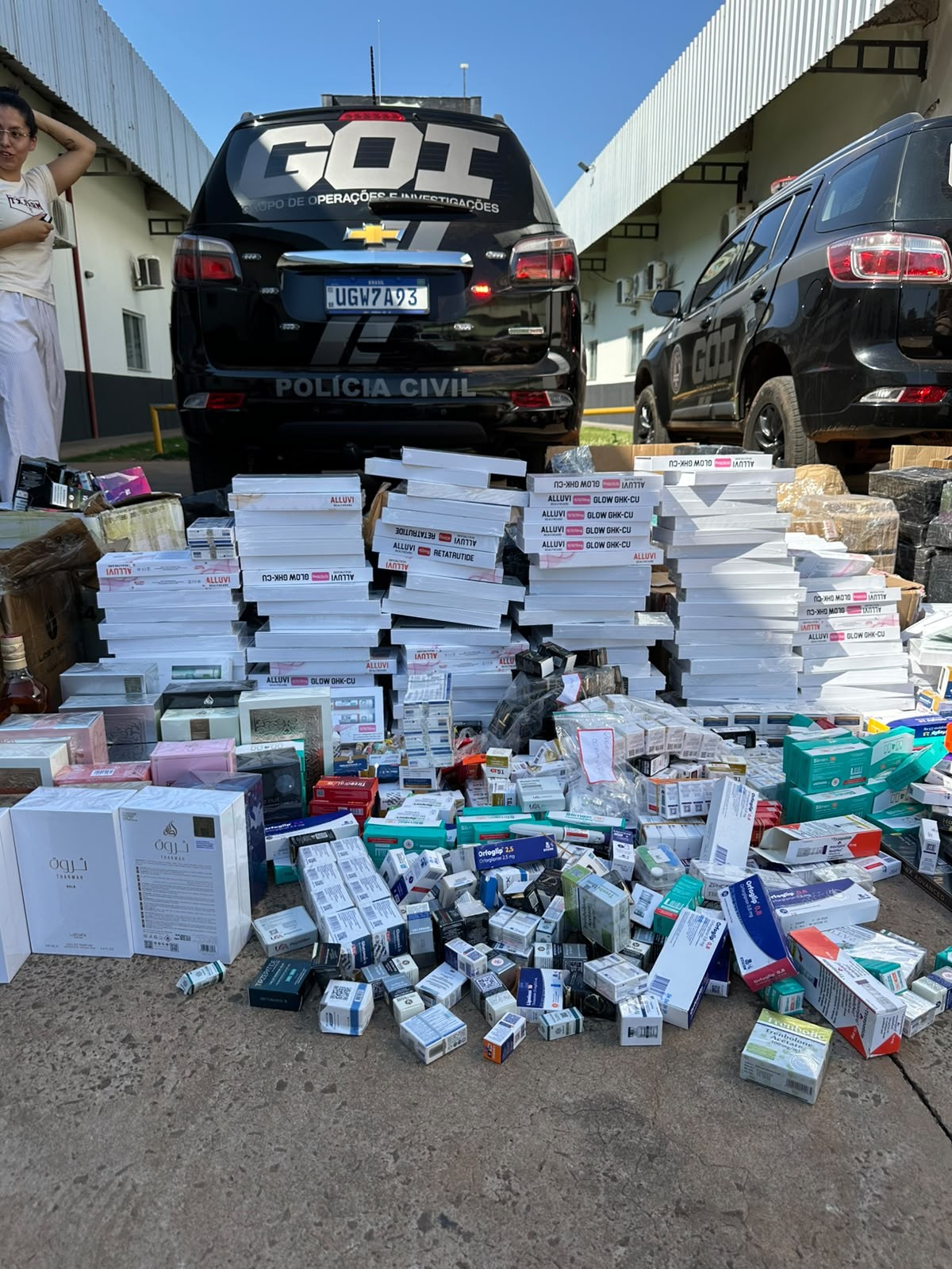 Operação no Aero Rancho: Polícia Civil apreende produtos importados e prende 11 em Campo Grande