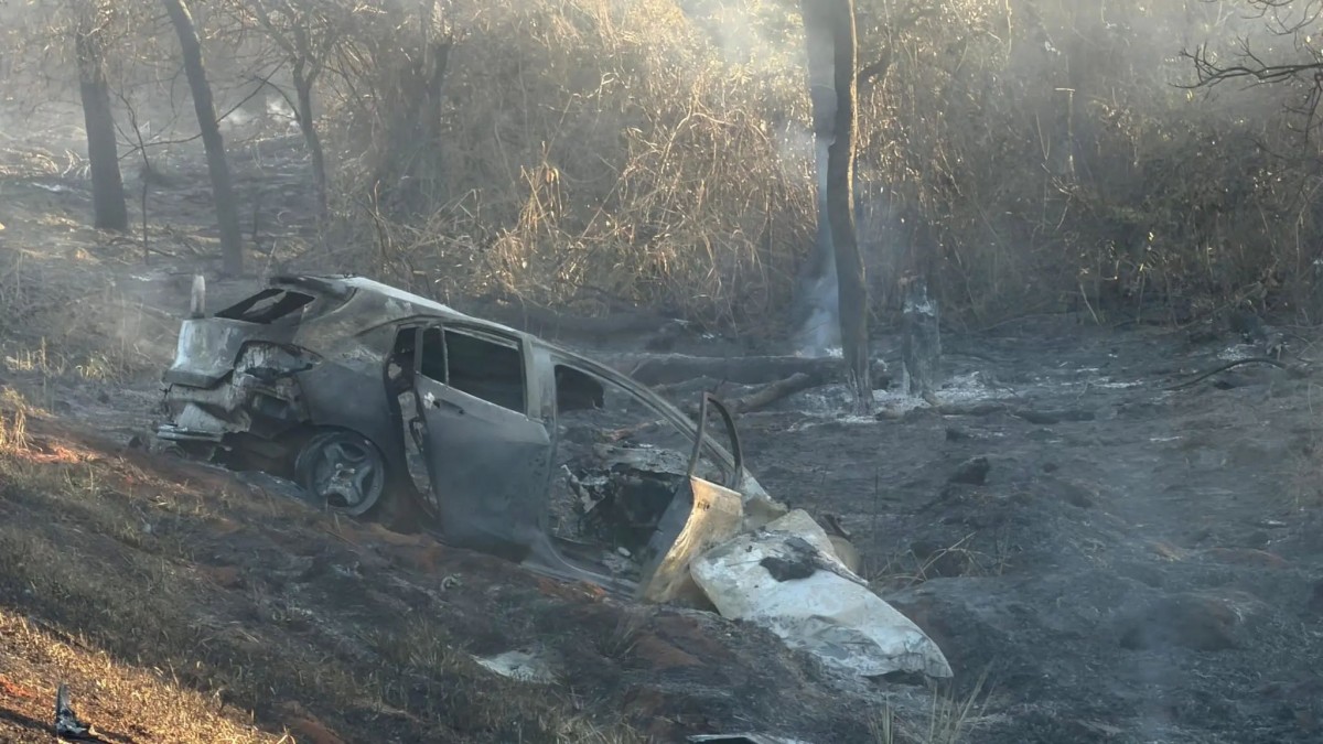 Cenário de destruição após acidente que deixou quatro mortos na BR-163