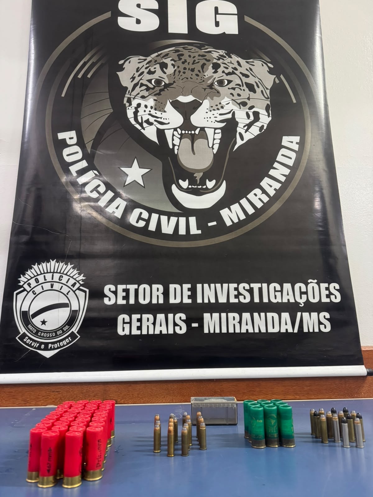 Polícia Civil prende investigado por comércio ilegal de munições em Miranda