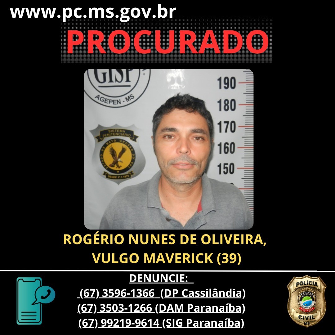 Polícia Civil procura homem que rompeu tornozeleira eletrônica após tentar matar vítima em Cassilândia