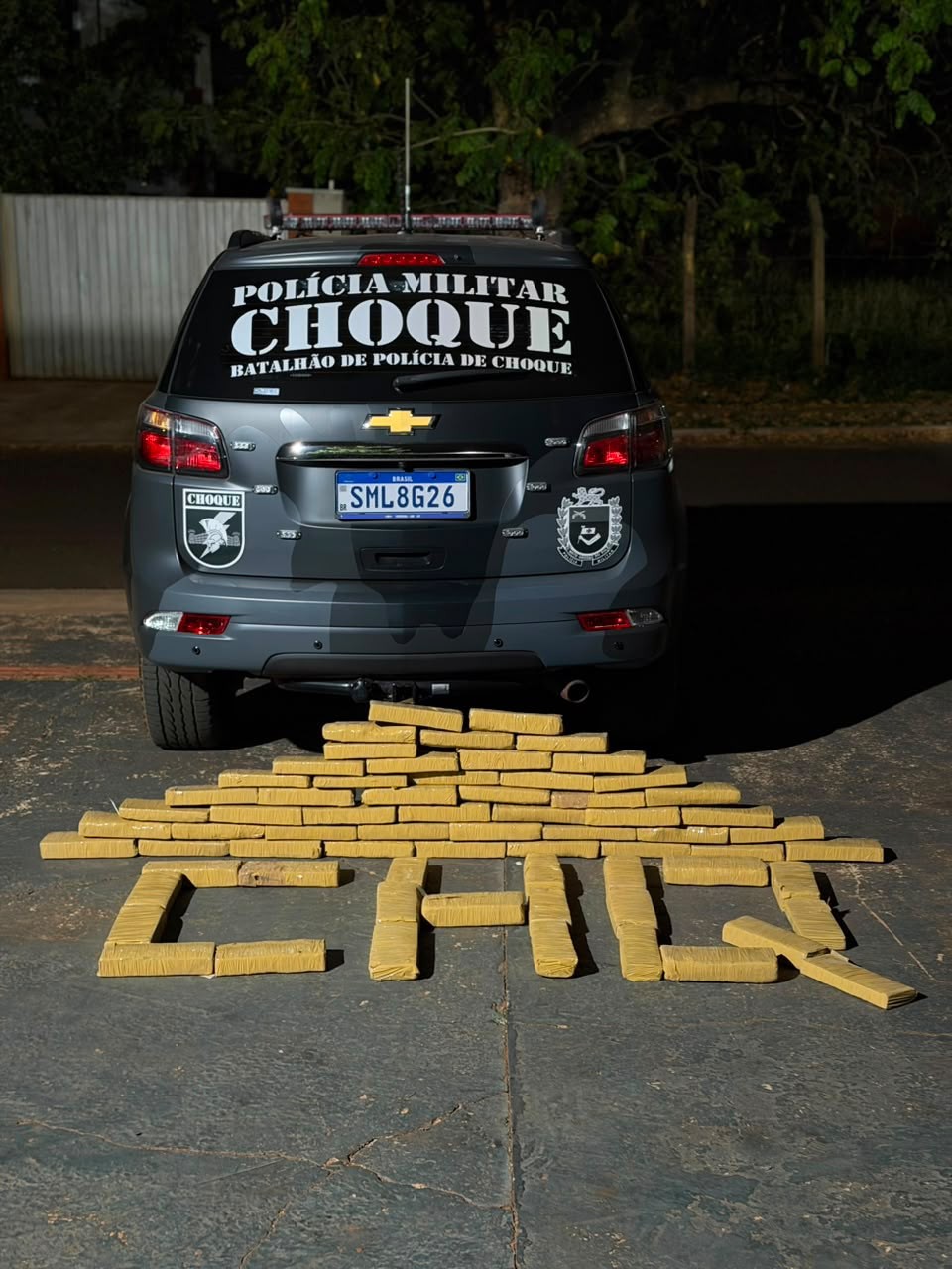 Jovem é preso com mais de 65 kg de maconha guardados em quarto no Jardim Santa Emília