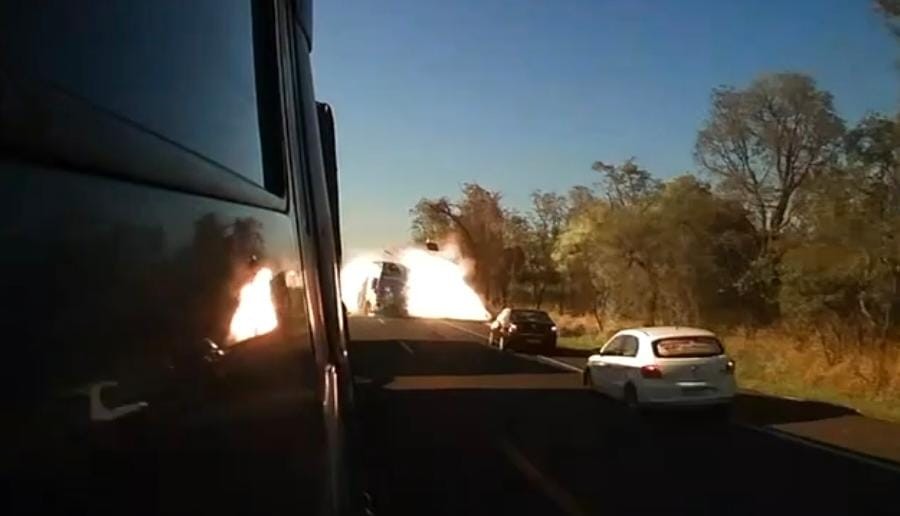 Sobe para quatro o número de mortos em engavetamento com fogo na BR-163